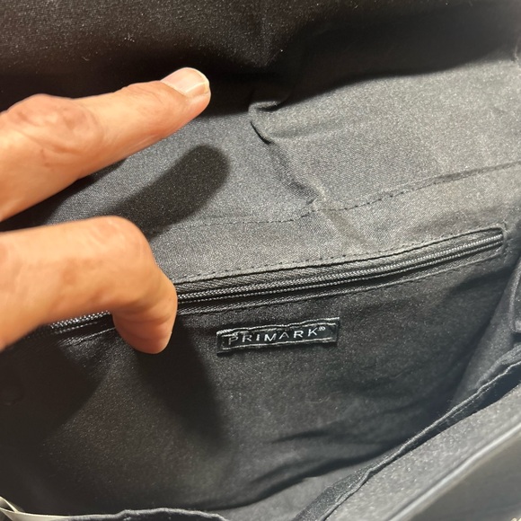 PRIMARK TIGER BACK RHINESTONES STUDS SHOULDER BAG BNWOT - Picture 8 of 11